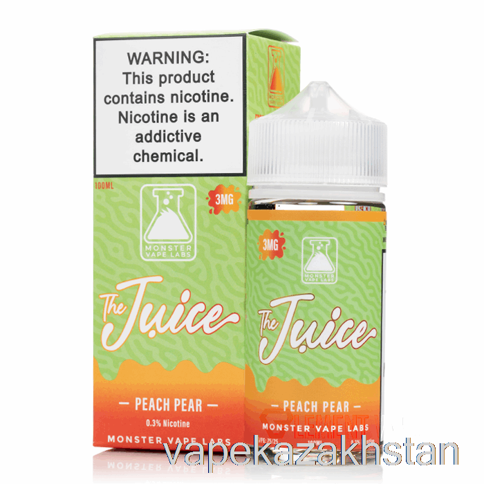 Vape Disposable Peach Pear - The Juice - 100mL 0mg